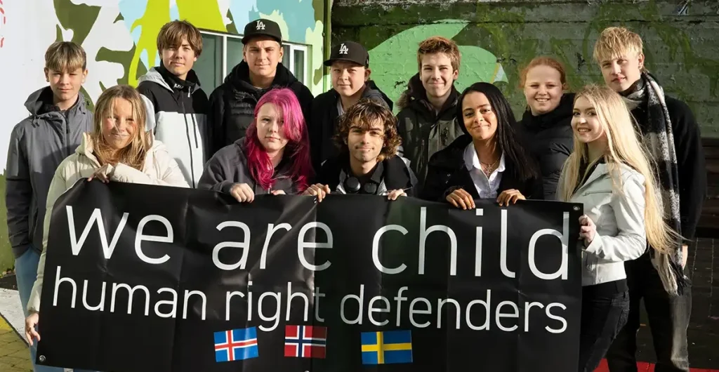 Young people aged 13–18 from Norway, Sweden, and Iceland